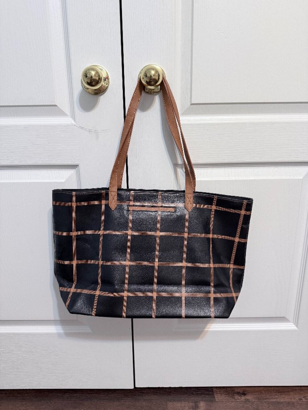 Black and Brown Tote